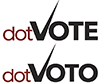 .VOTE / .VOTO Logo